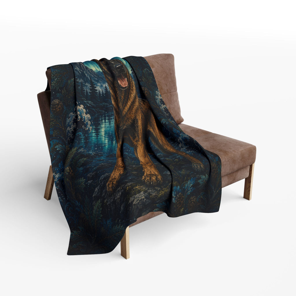 Arctic Fleece Blanket Belgian Malinois