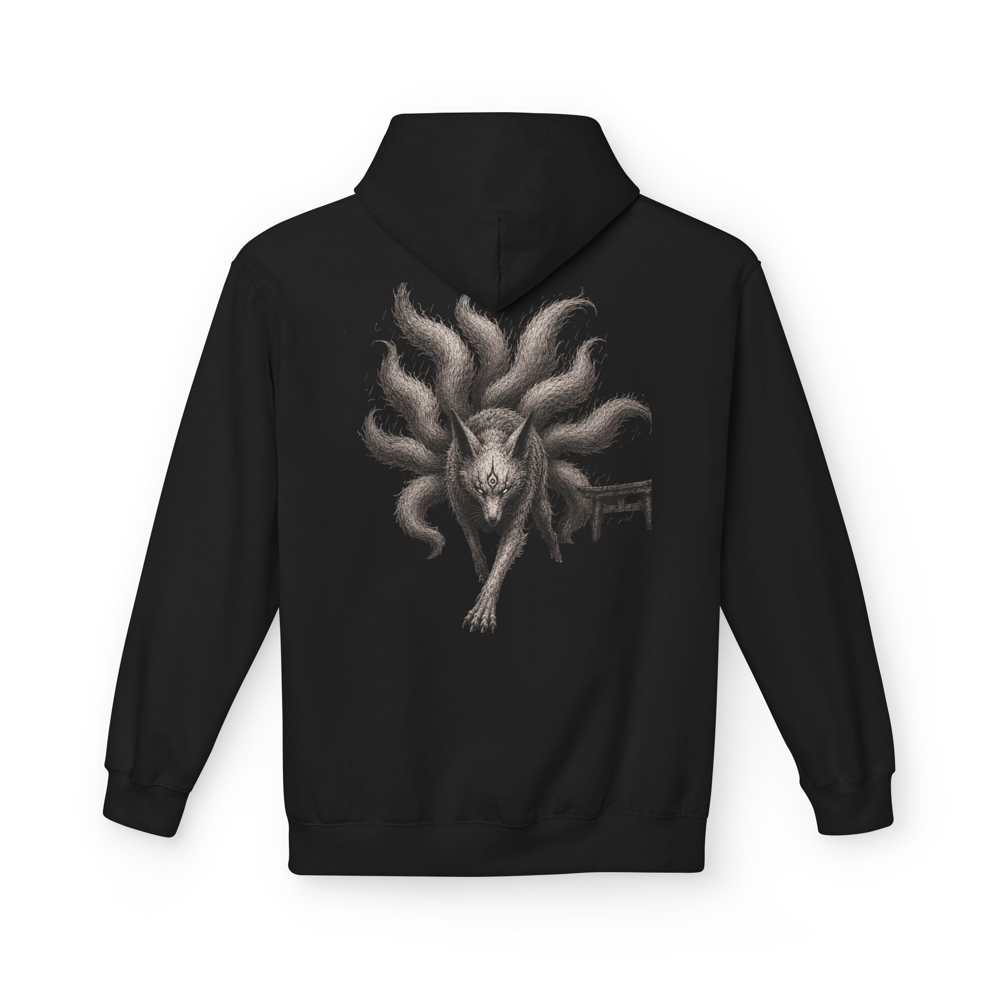 Unisex Midweight nine tails Fleece Hoodie