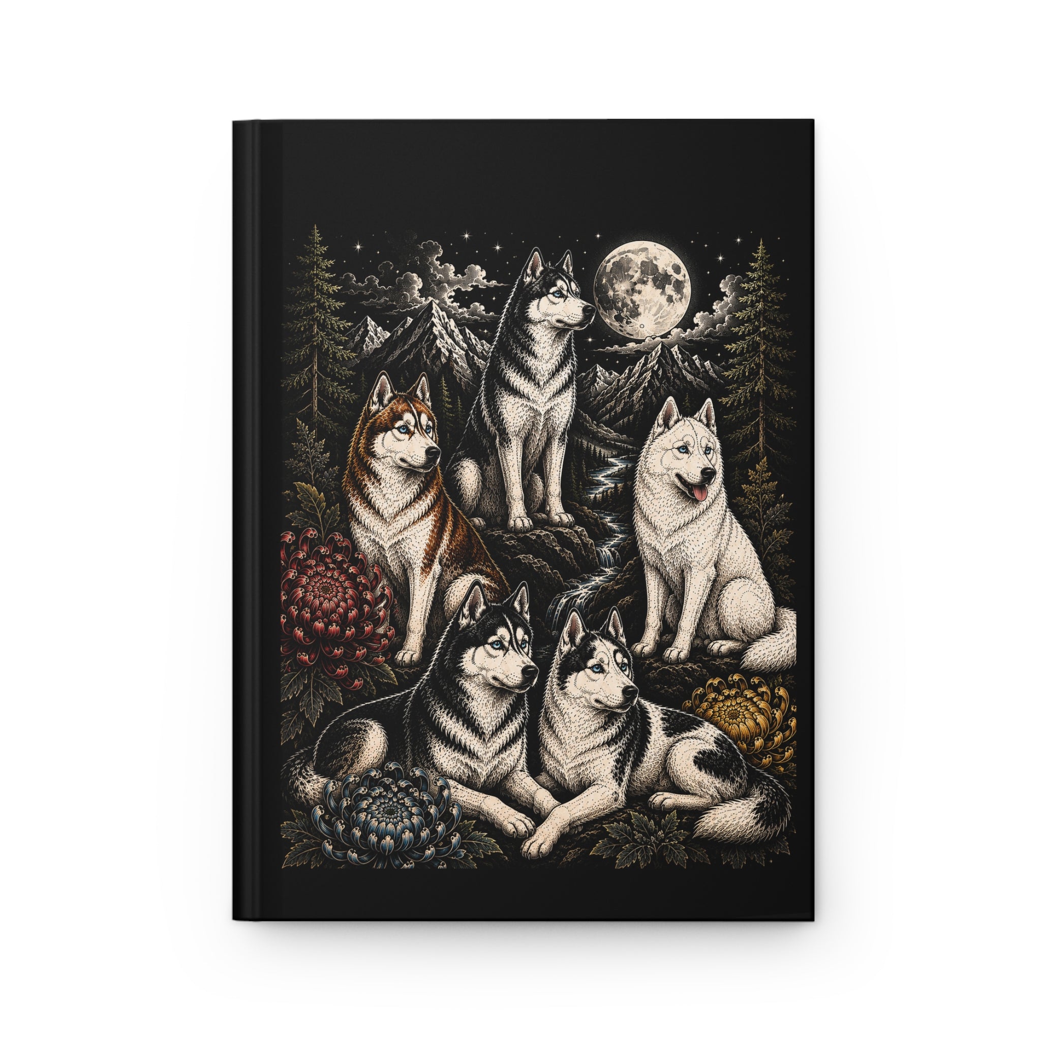 Hardcover Journal huskies
