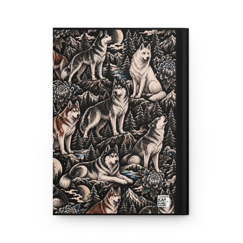 Hardcover Journal huskies