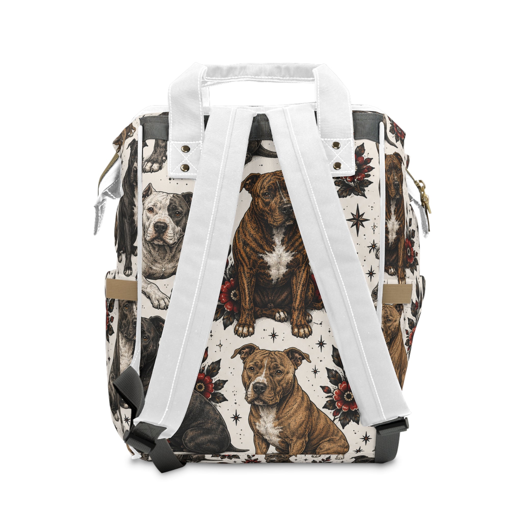Multifunctional pitbull terrier back pack