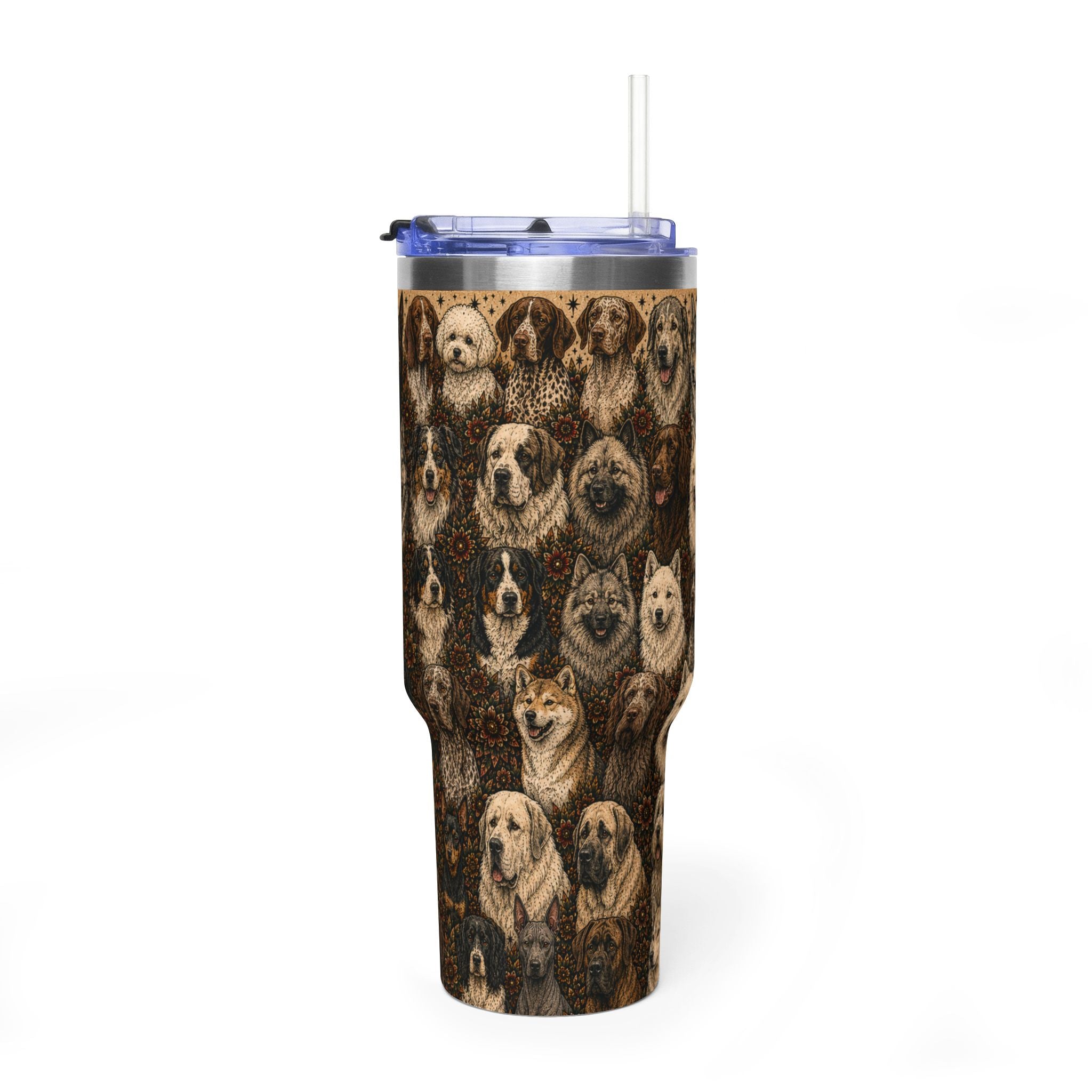 Rare and developing dog breeds 40oz tumbler
