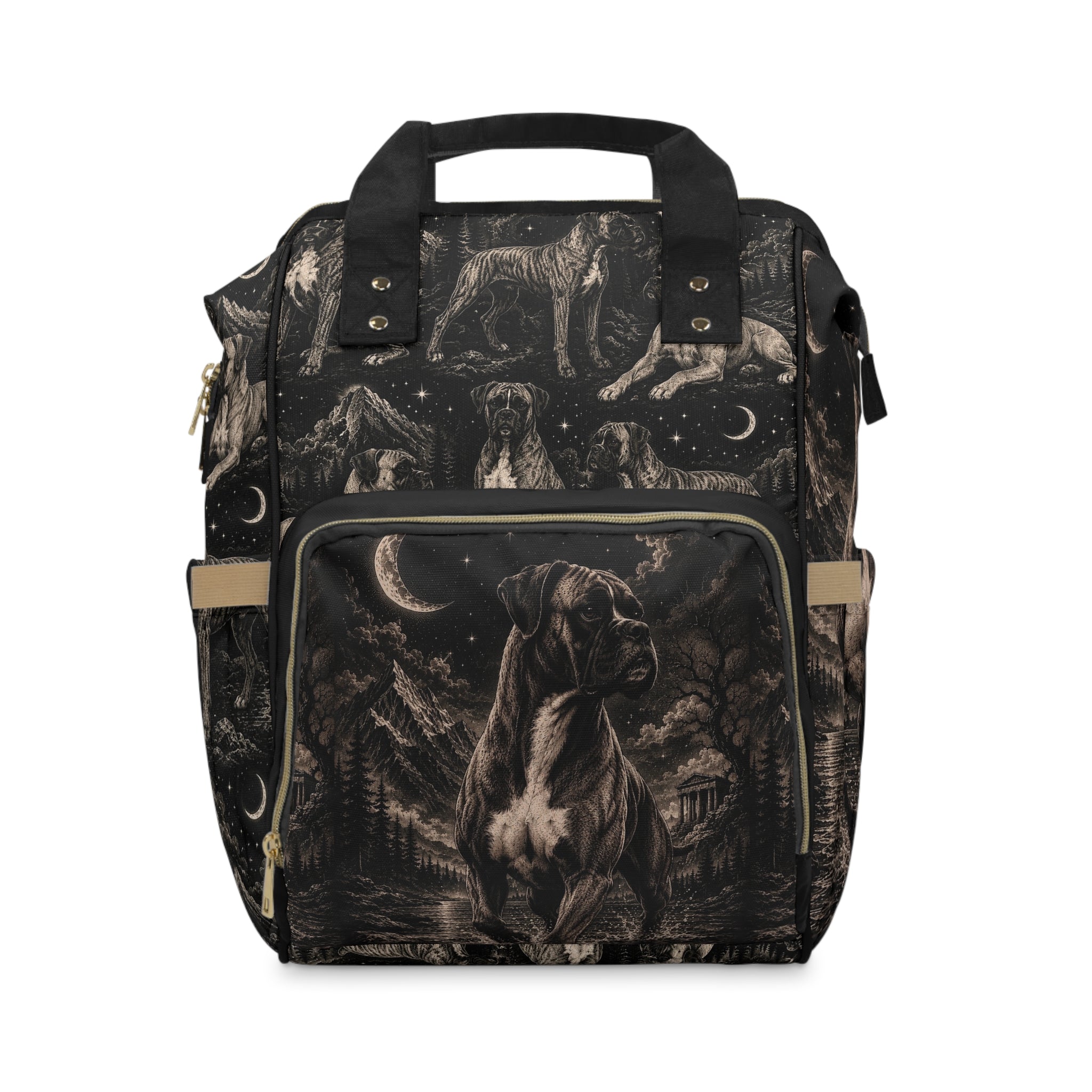 Multifunctional boxer dog back pack