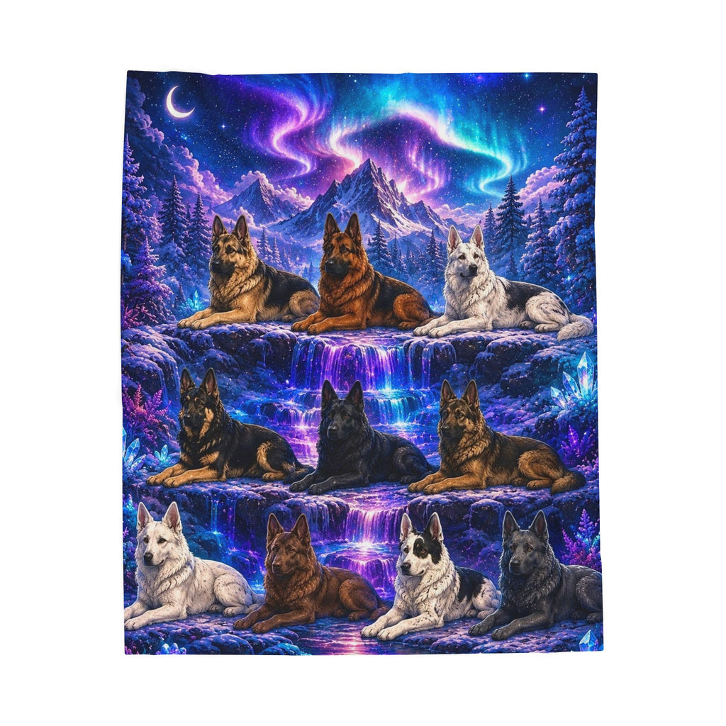 German shepherds blanket Printify