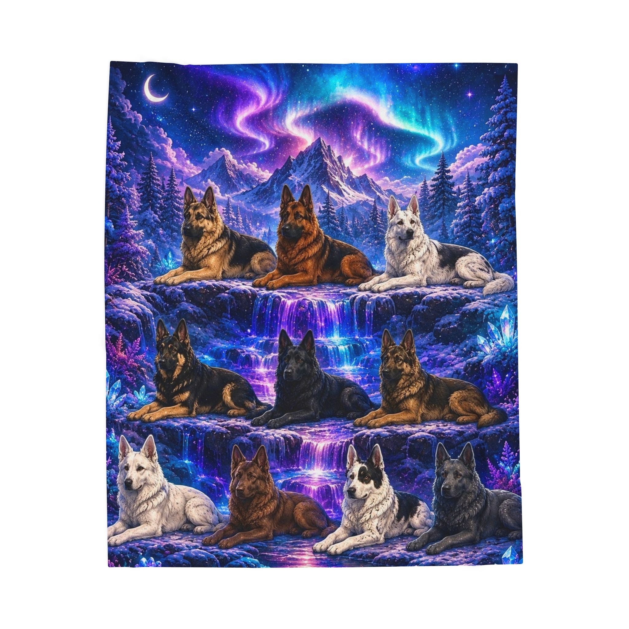 German shepherds blanket Printify