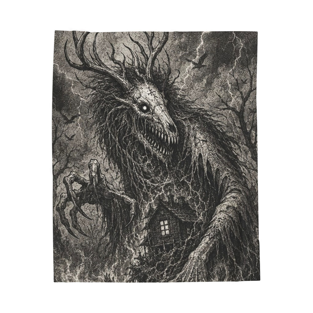 The Wendigo art blanket Printify