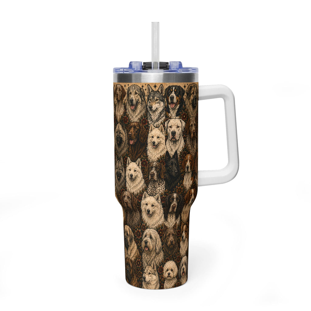 Rare and developing dog breeds 40oz tumbler