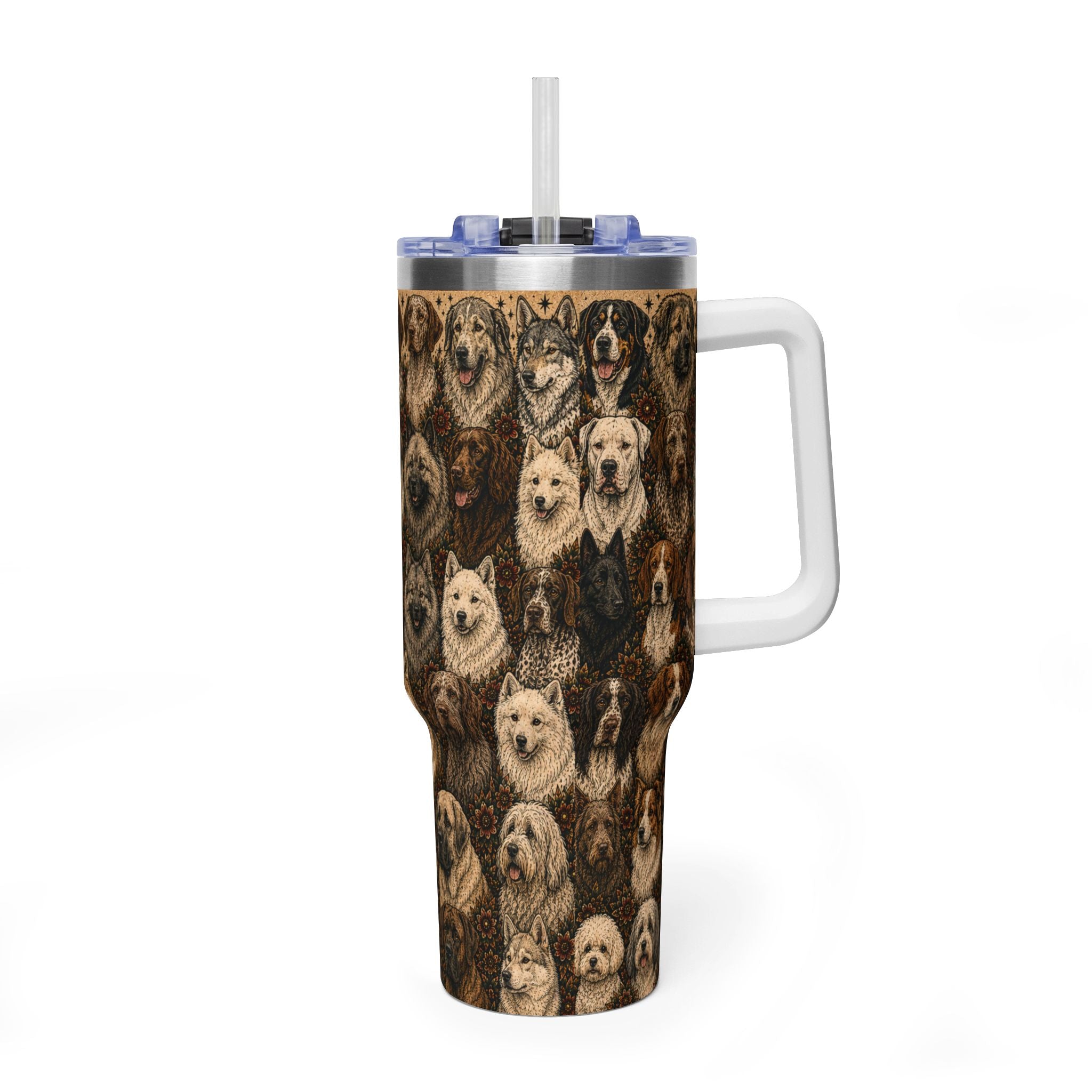Rare and developing dog breeds 40oz tumbler