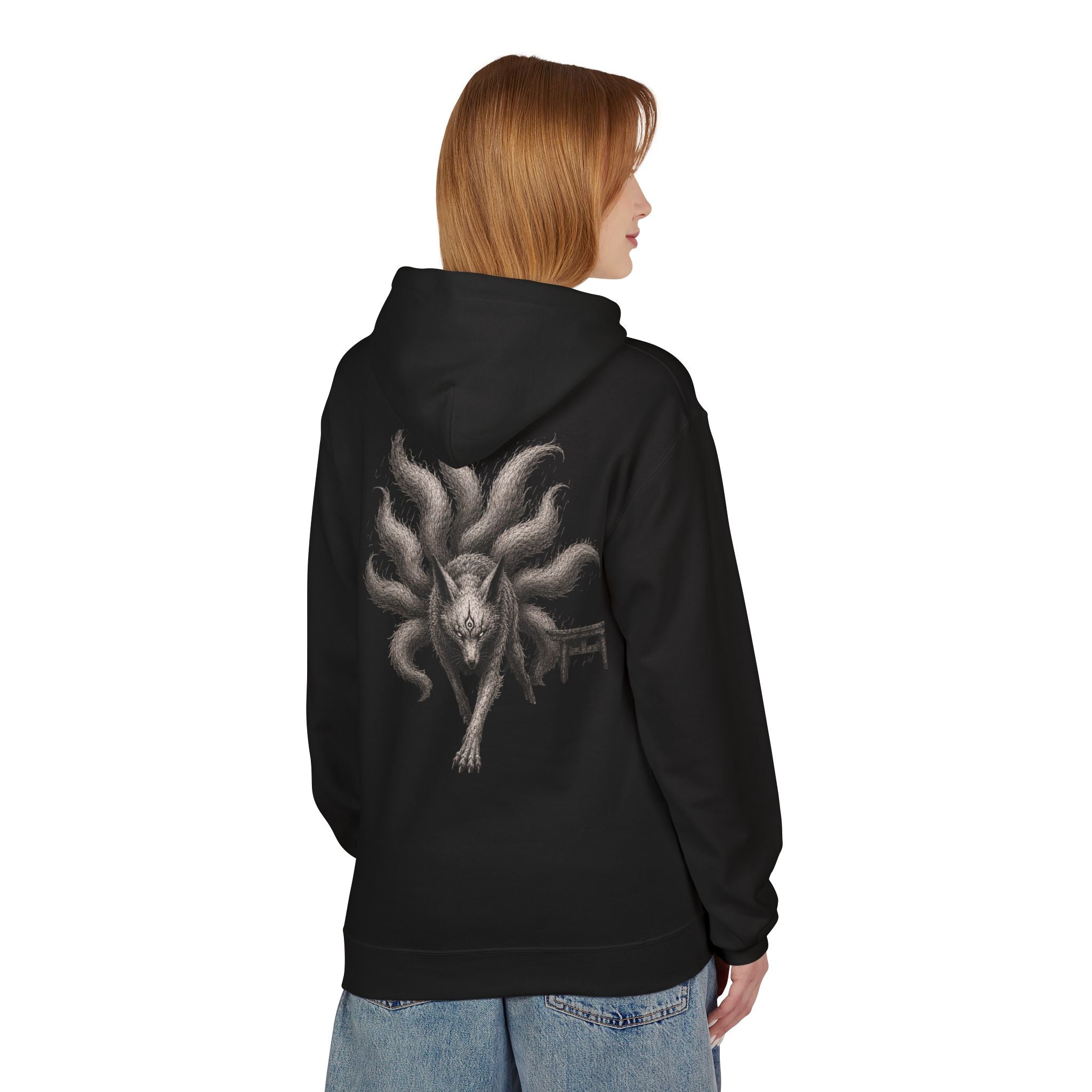 Unisex Midweight nine tails Fleece Hoodie