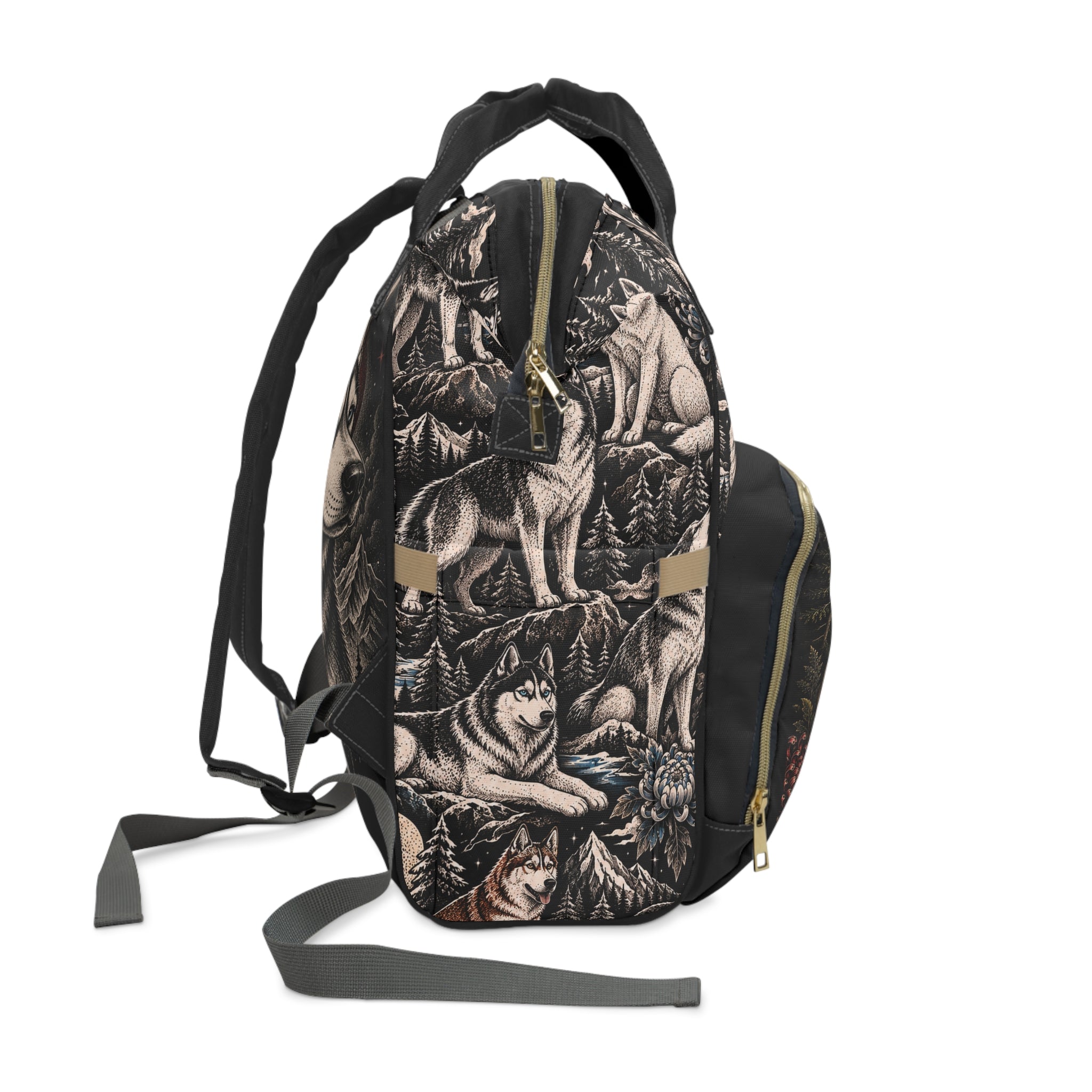 Multifunctional husky backpack