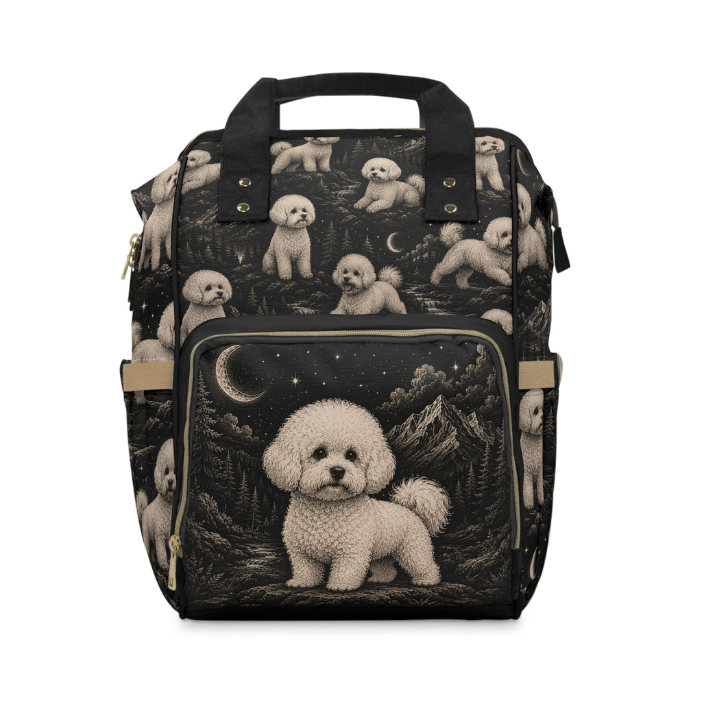 Multifunctional bichon frise backpack