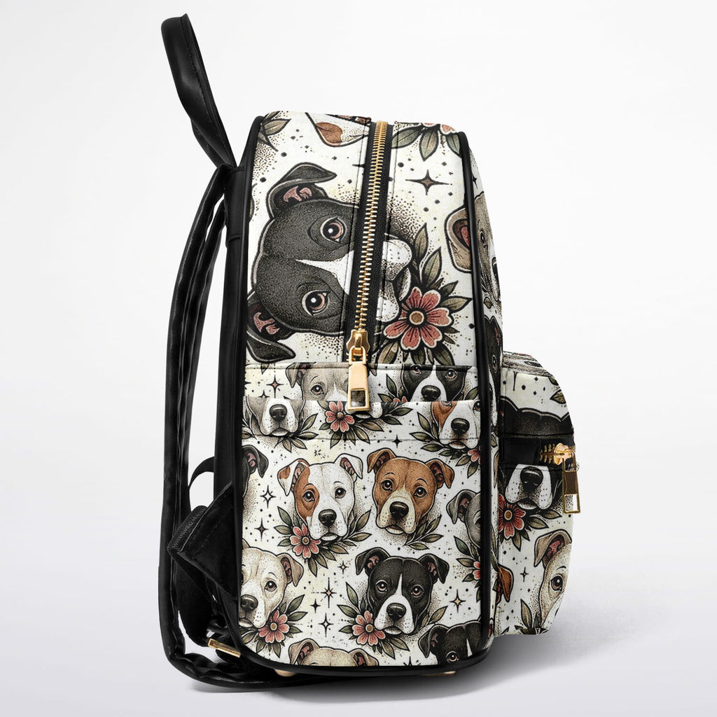 Pitbull mix Mini Backpack - AOP Subliminator