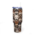 Siberian husky 40oz tumbler