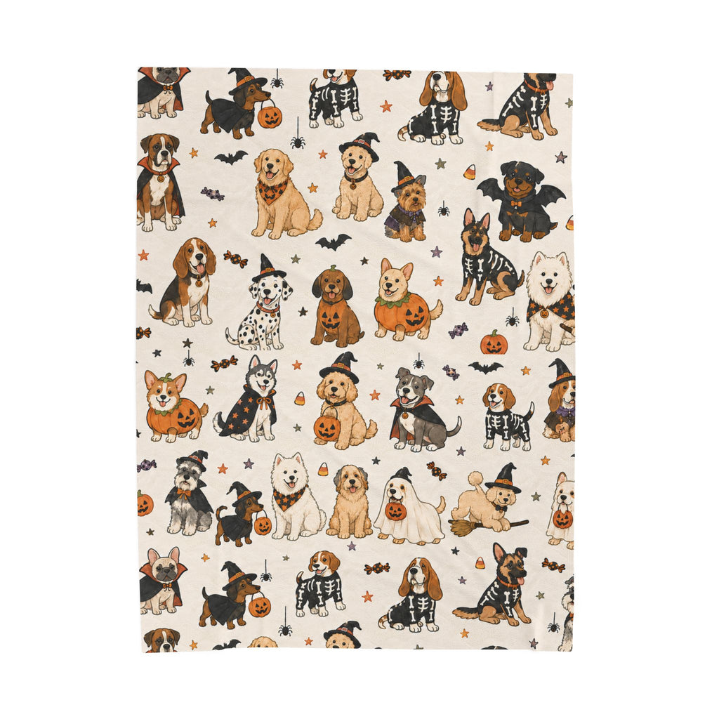 Halloween pattern blanket Printify