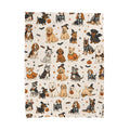 Halloween pattern blanket Printify