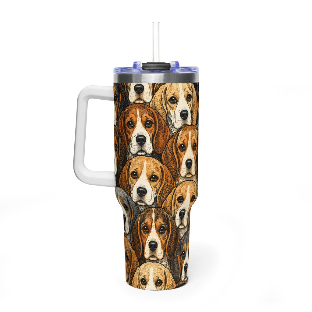 Vacuum Thermal Tumbler, 40oz beagles