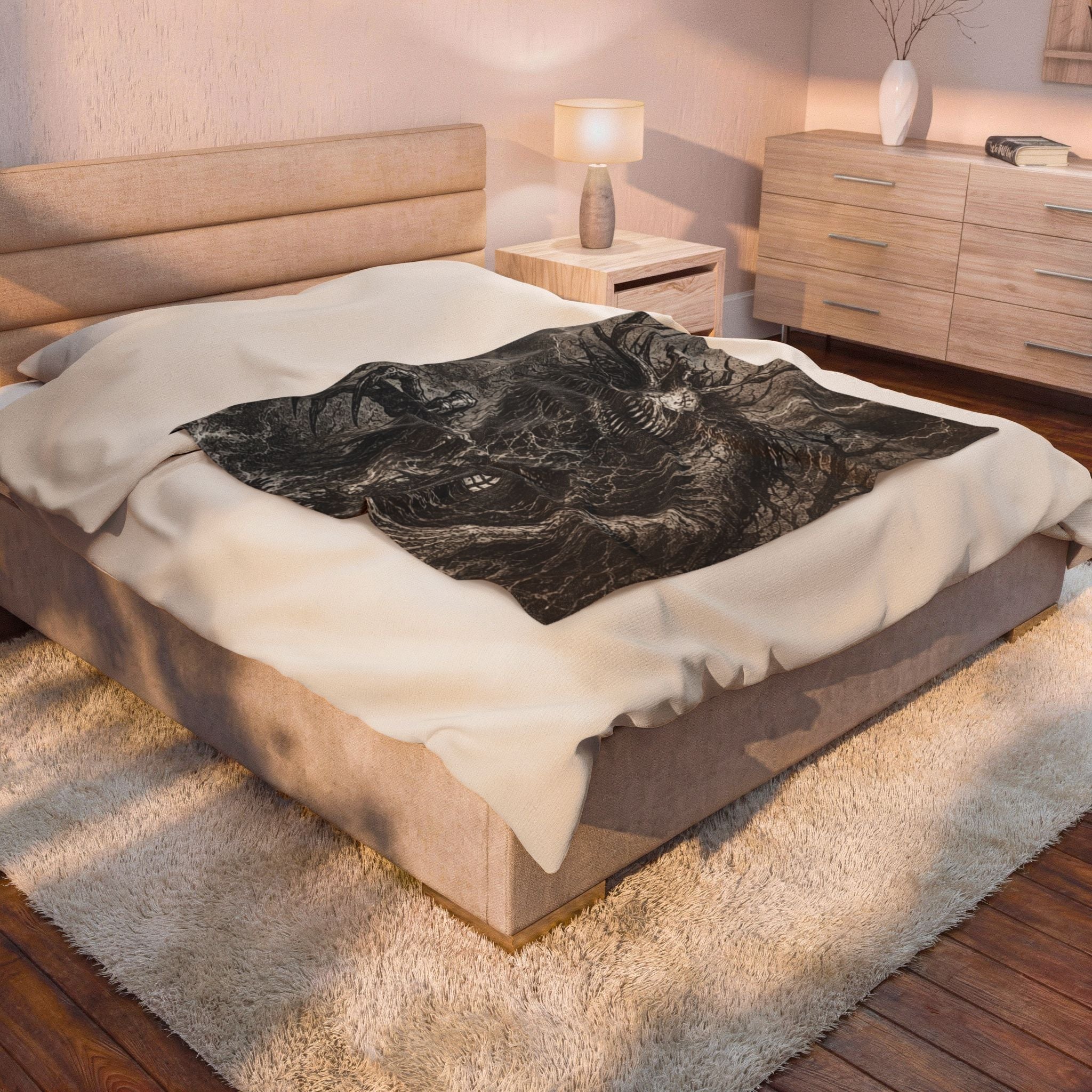 The Wendigo art blanket
