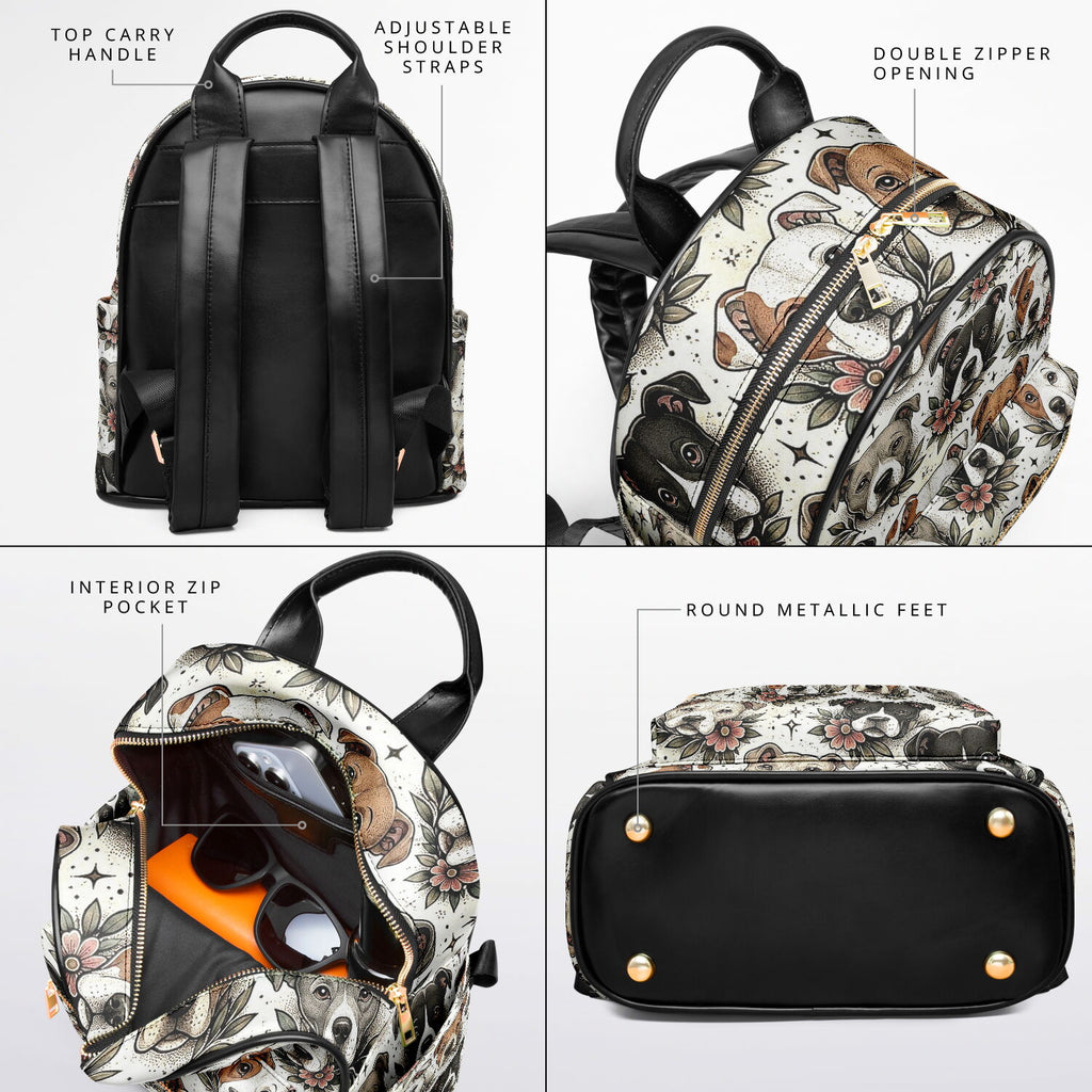 Pitbull mix Mini Backpack - AOP Subliminator