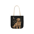 Moonlit golden retriever tote bag