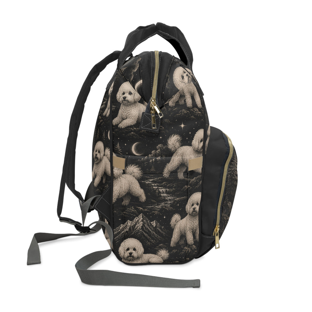 Multifunctional bichon frise backpack