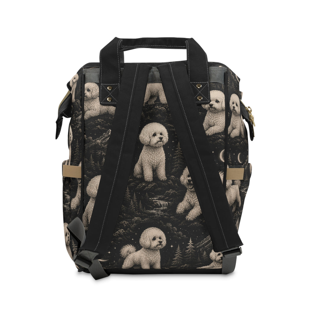 Multifunctional bichon frise backpack