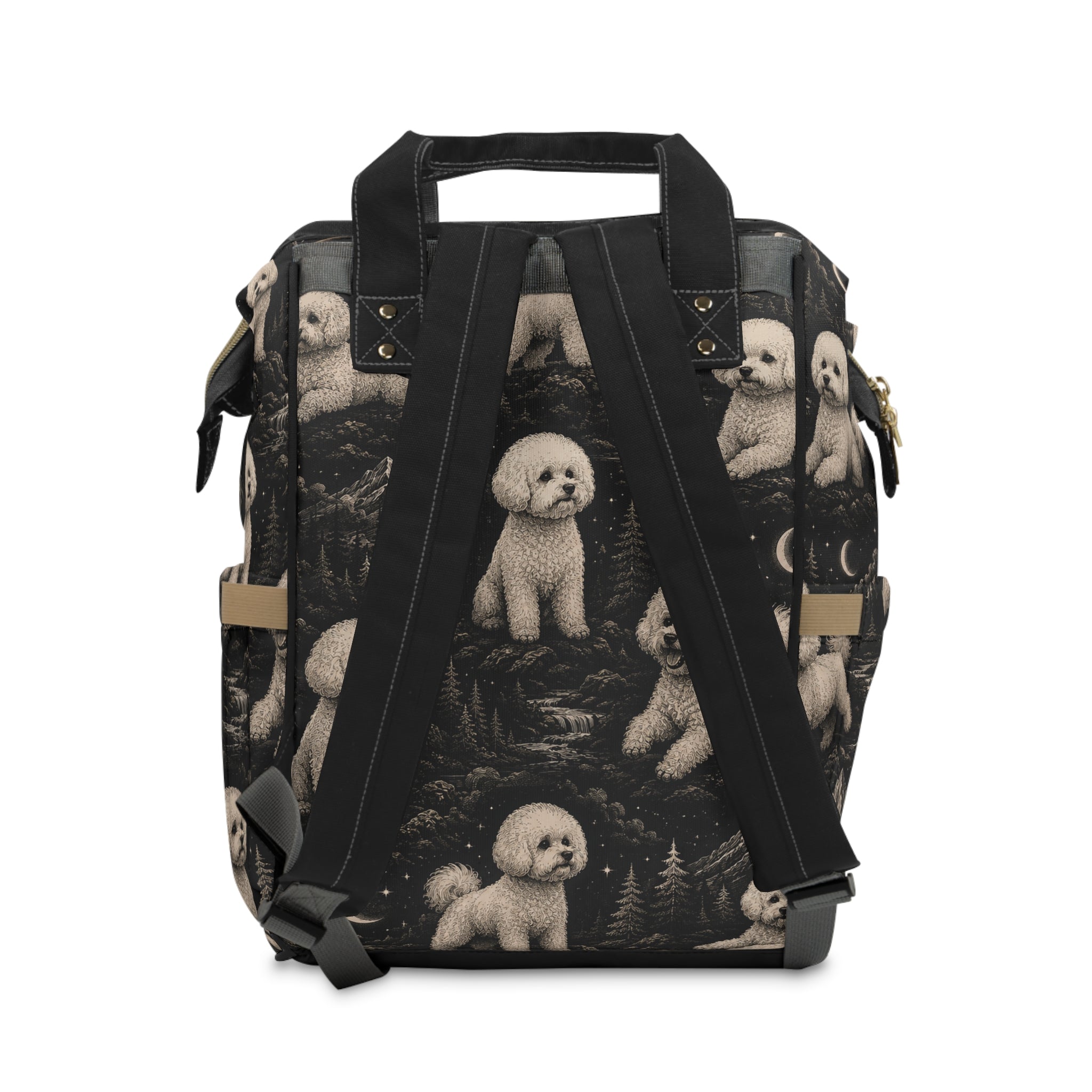 Multifunctional bichon frise backpack