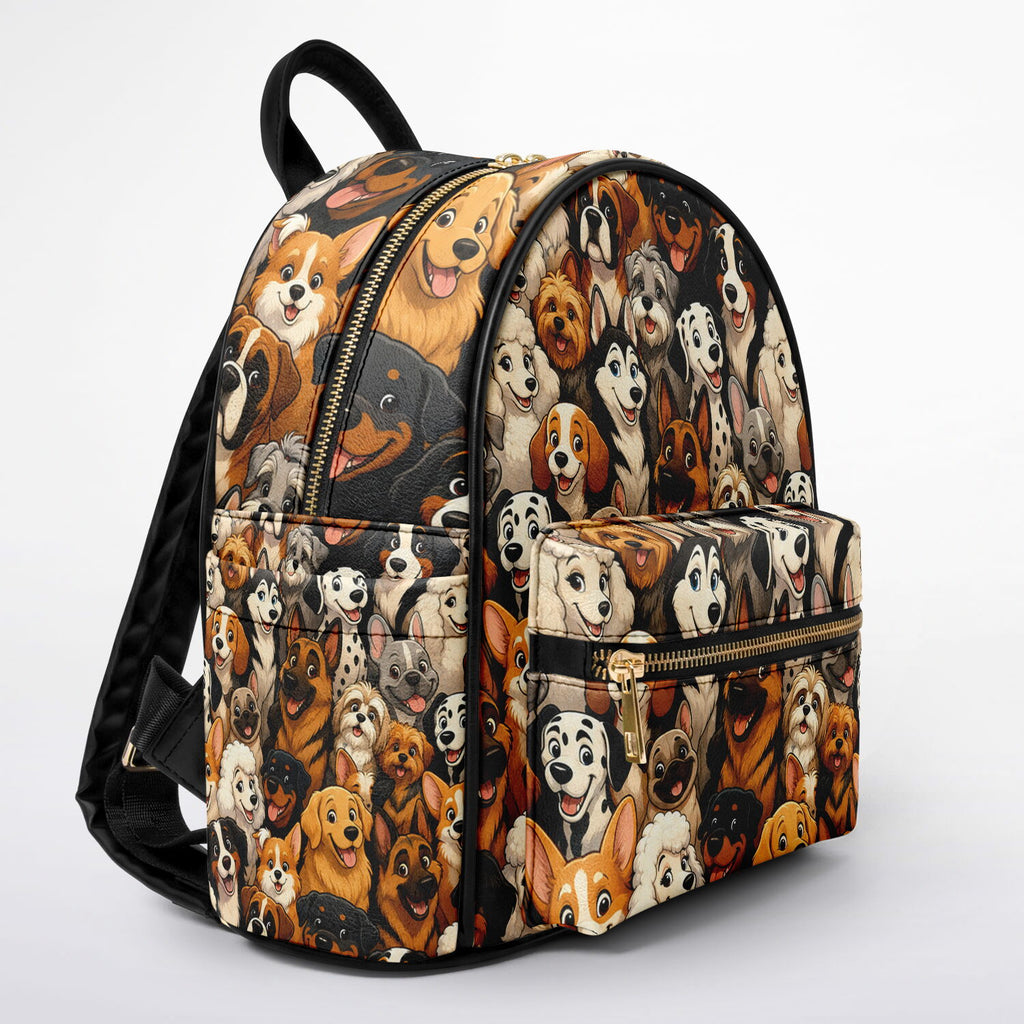 Multi Dog Collage Mini Backpack - AOP Subliminator