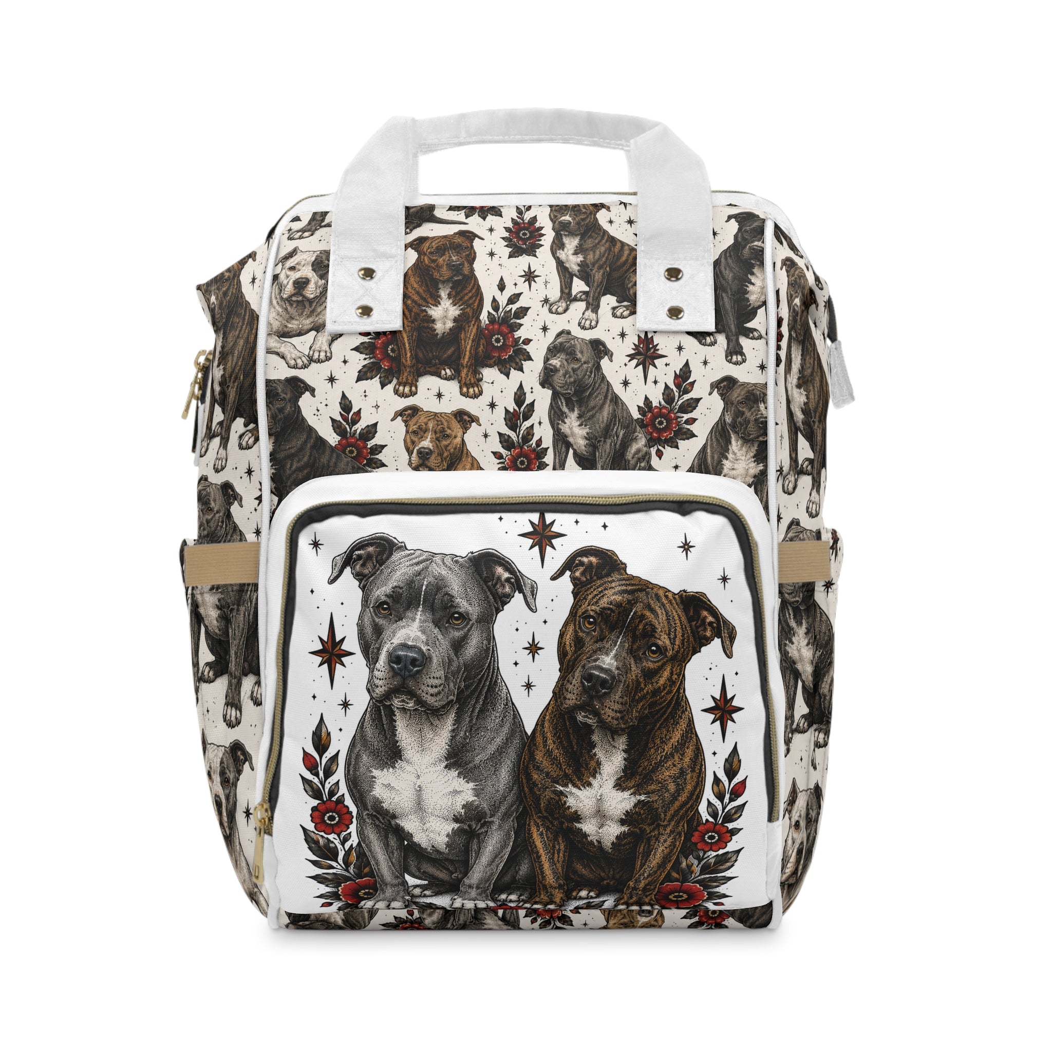 Multifunctional pitbull terrier back pack