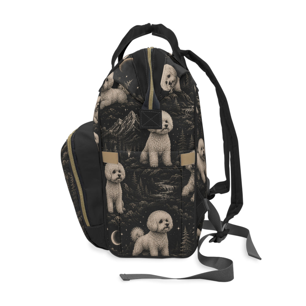 Multifunctional bichon frise backpack