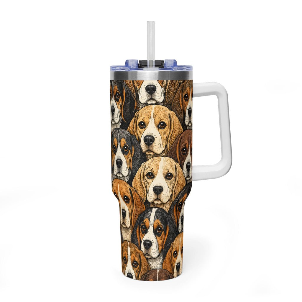 Vacuum Thermal Tumbler, 40oz beagles