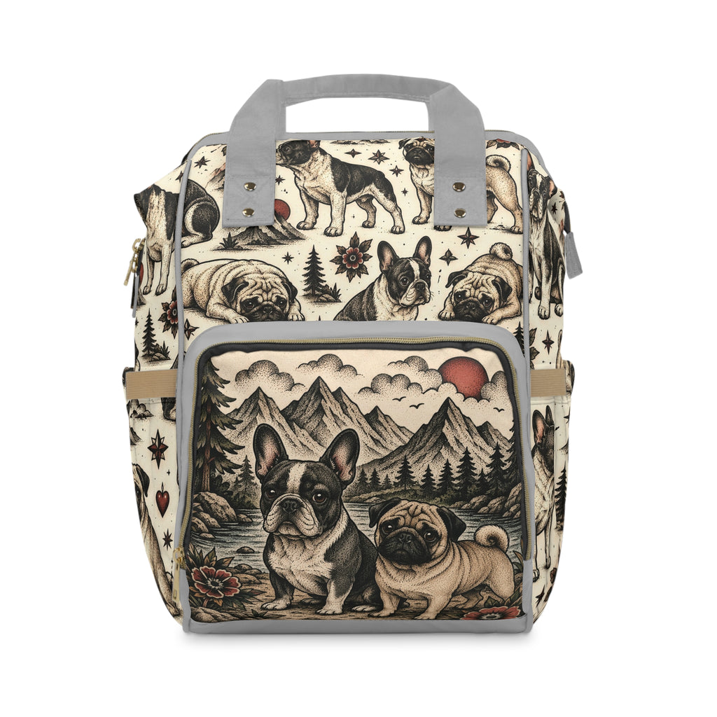 Multifunctional pug and French bulldog  Backpack