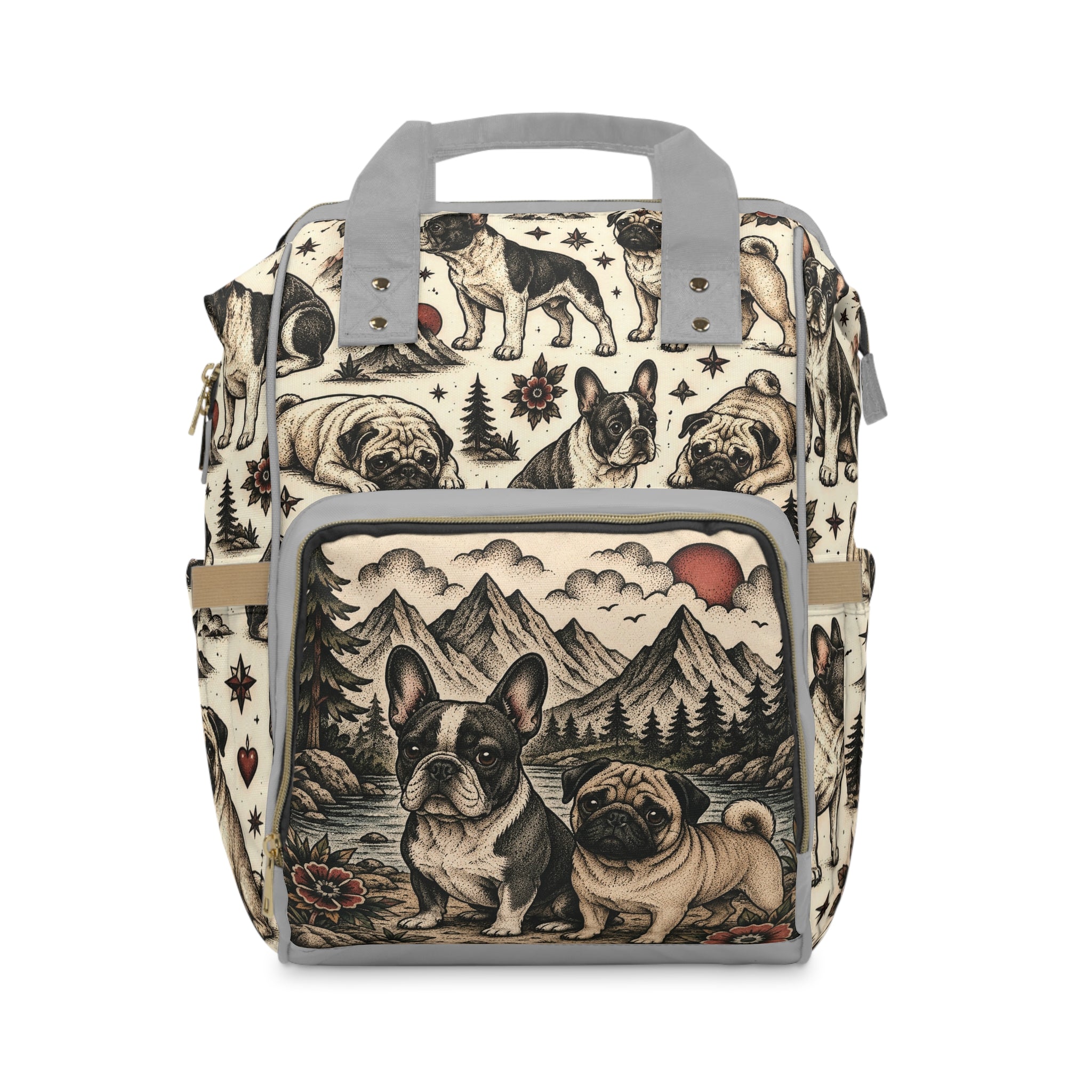 Multifunctional pug and French bulldog  Backpack