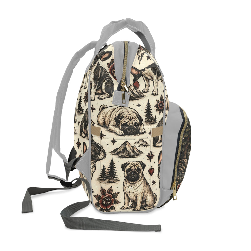 Multifunctional pug and French bulldog  Backpack