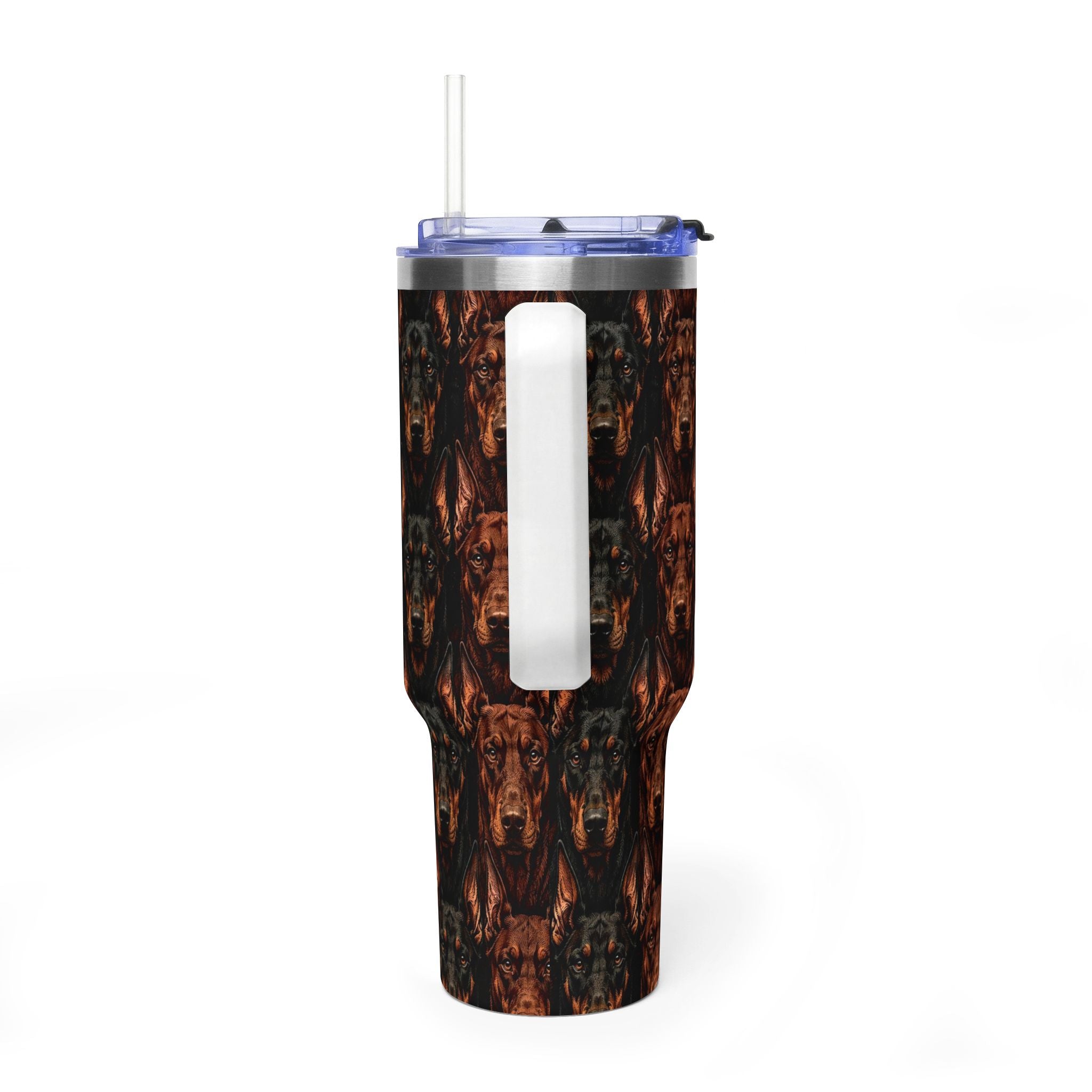 Doberman coats tumbler 40 oz