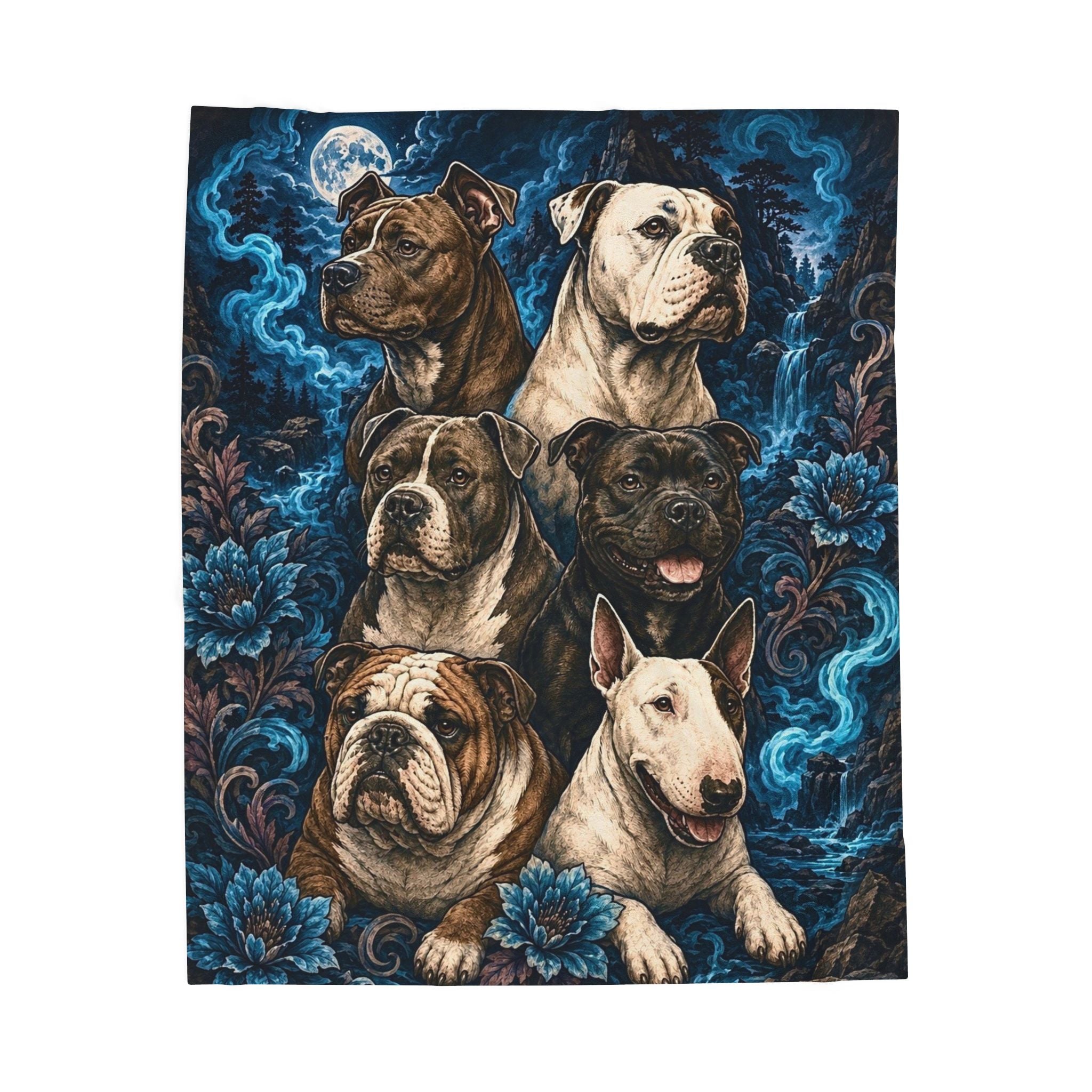 Bully breeds blanket Printify