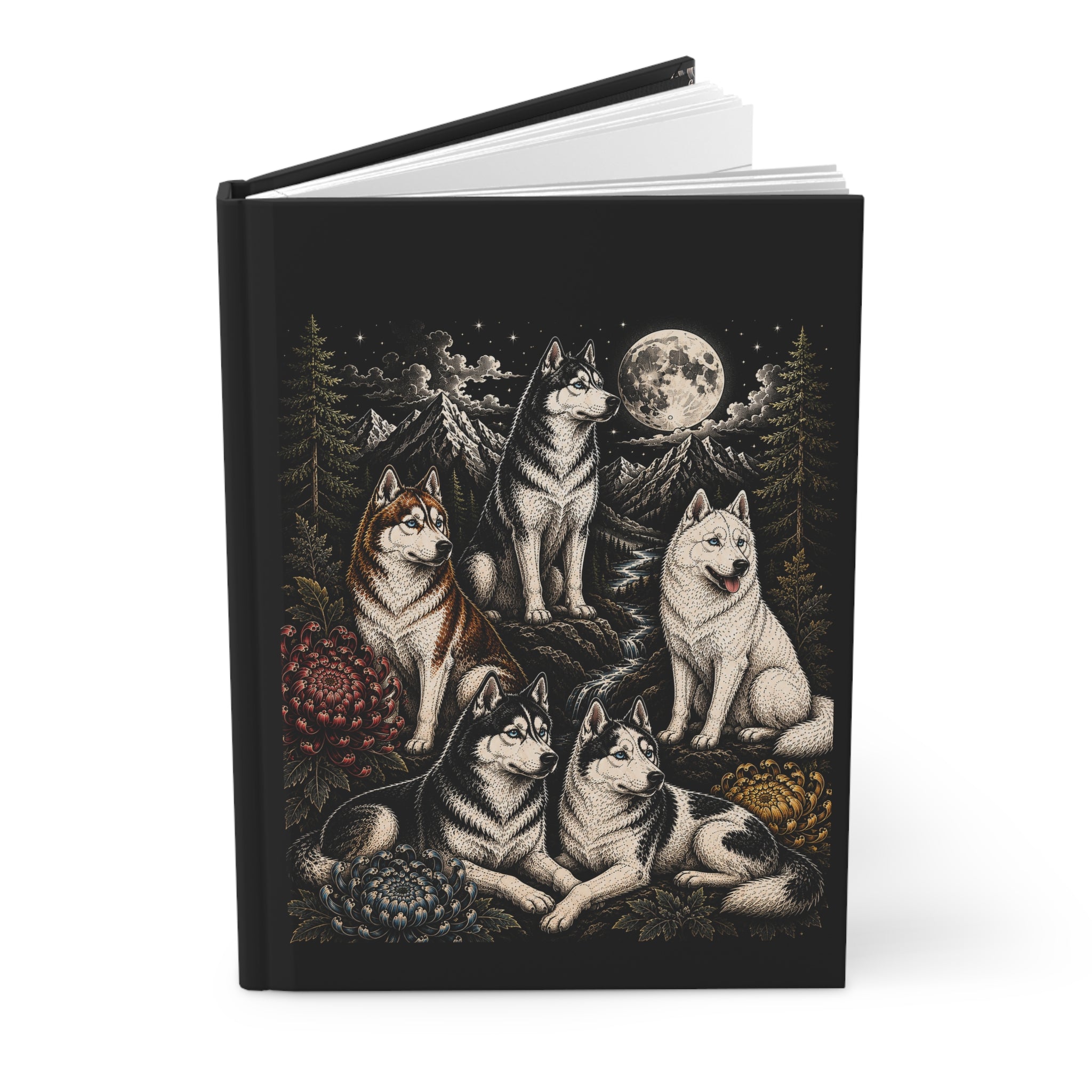 Hardcover Journal huskies