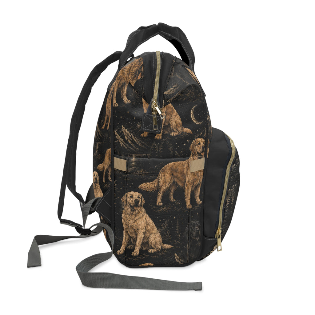 Multifunctional Labrador retriever and golden retriever backpack