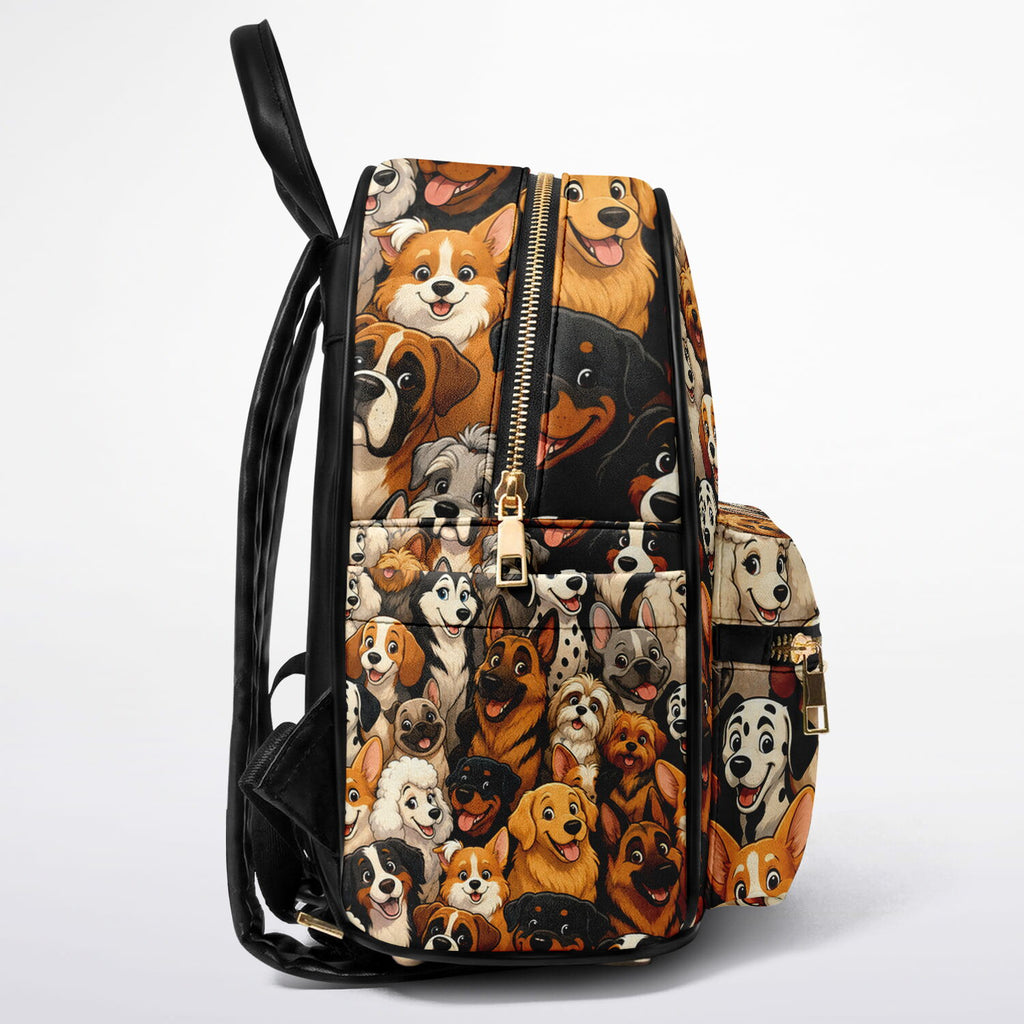 Multi Dog Collage Mini Backpack - AOP Subliminator