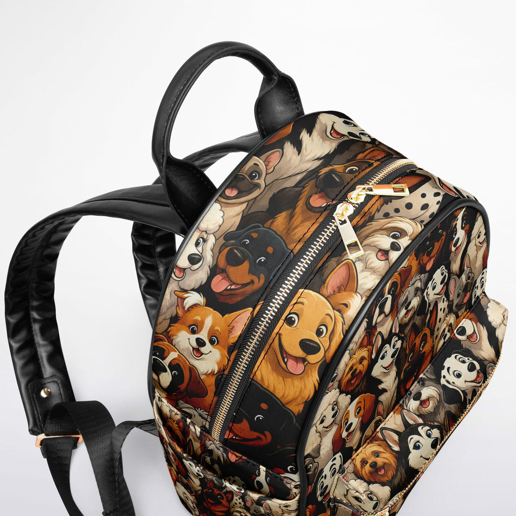 Multi Dog Collage Mini Backpack - AOP Subliminator