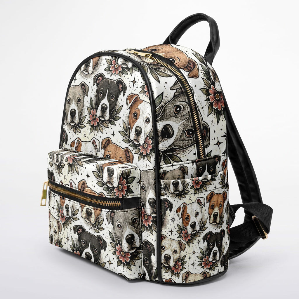 Pitbull mix Mini Backpack - AOP Subliminator