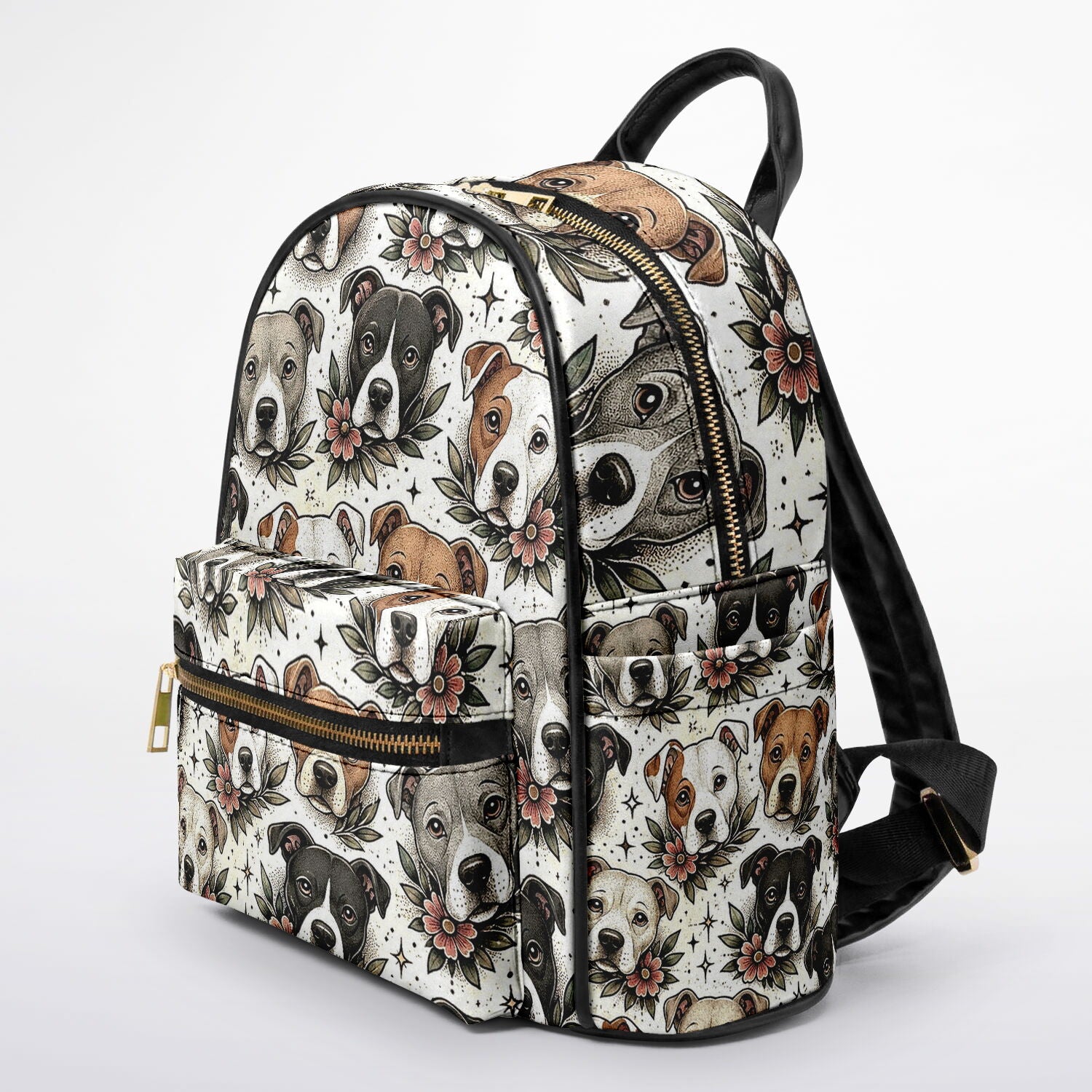 Pitbull mix Mini Backpack - AOP Subliminator